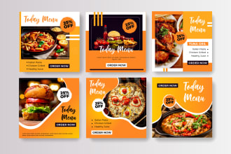 do food menu design, food flyer, digital menu animated video menu