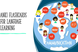 make anki flashcards for language learning