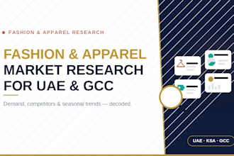 research the fashion and apparel market demand in the uae and gcc