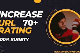 increase URL rating ahrefs ur 70 plus