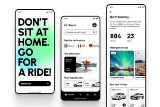 develop car rental app with flutter or react native