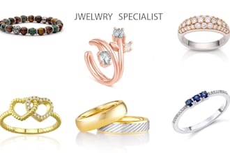 do jewelry retouching and jewelry color correction