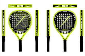 padel racket design as per your requirements