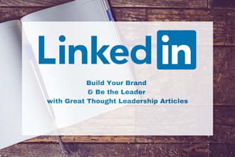 ghostwrite thought leadership article for linkedin