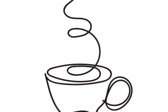 draw minimalist continuous line art illustration for logo