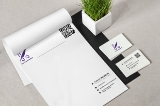 design company business card, letterhead, stationery and visiting card