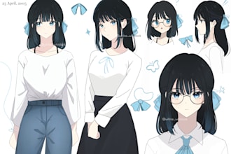 design character and make anime arts
