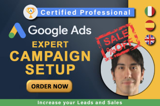 setup profitable PPC google SEM campaigns, certified expert