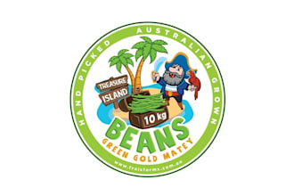design highest level exceptional beans logo