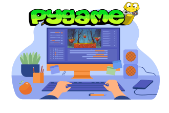 make a simple game using pygame