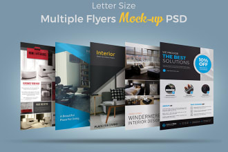 do a3 a4 a5 flyer design brochure design leaflet logo design
