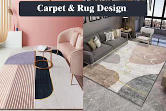 design a unique carpet and rug