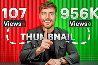 design amazing viral youtube thumbnail