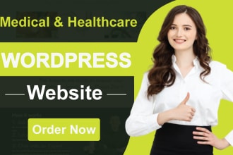 design medical and healthcare website just in 24 hours