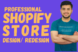 build shopify dropshipping store, design redesign shopify store, shopify website