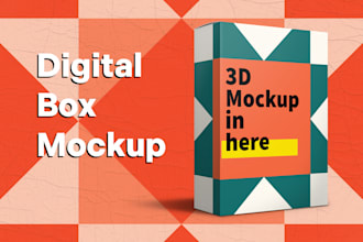 design digital box mockup
