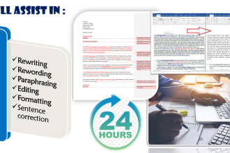 do rephrasing of your content in 24 hours