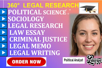 do legal research, law,essay, sociology and political science