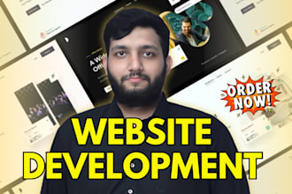 do custom website development as full stack web developer, ai web application