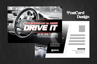 design professional postcard eddm postcard