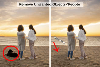 add and remove people,remove object from photo in photoshop