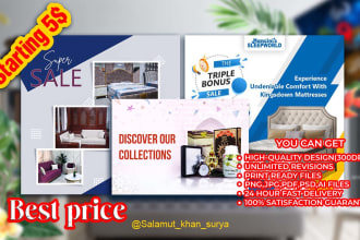 do make posters for social media and website