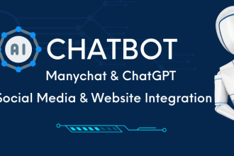 develop an ai chatbot by using manychat and chatgpt
