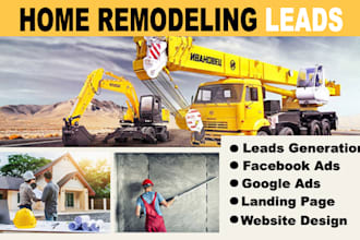 home remodeling lead, home renovation home improvement, leads generation