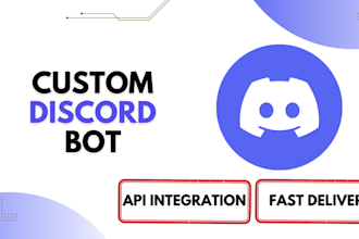 create a custom discord bot for you