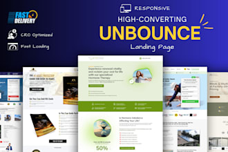 create landing page using unbounce, go high level, wix, instapage