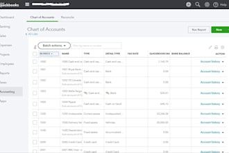 clean up and reconcile books of accounts