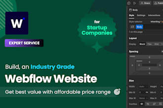 design your complete cms website on webflow