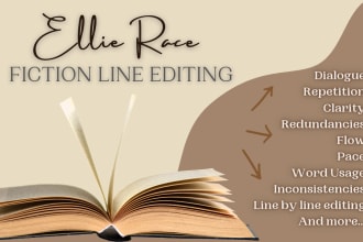 line edit your novel, novella, or story