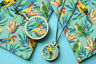 create seamless textile repeat patterns