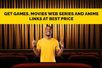 find your favourite movies, web series, games or anime