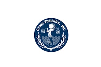 design a growing popularity fisheries logo