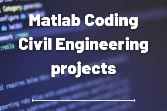 do matlab tasks professionally related to civil engineering