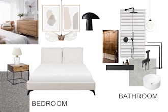 design your interior and exterior, include mood boards