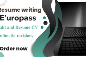 create and edit your europass resume, CV, and cover later