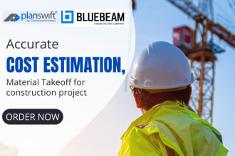do accurate cost estimation, material take off for construction by planswift