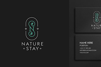 design a monogram logo design simple and easy to remember