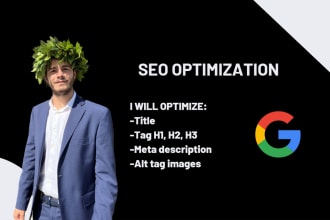 increase user traffic to your site through SEO optimization