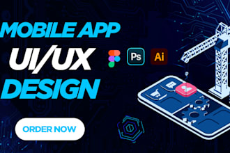 create UI UX design for mobile app, website or social media design figma design