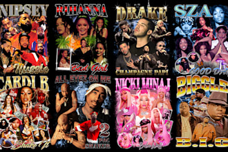 design bootleg rap tee shirts, 90s vintage rap tshirts