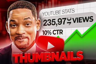 design a catchy youtube thumbnail miniatura para tu canal