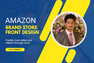 develop amazon brand store and storefront design for you