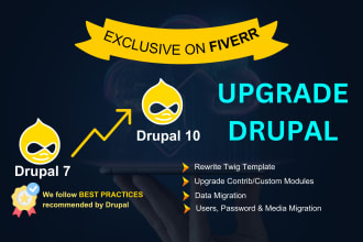 perform a smooth migration from drupal 7 to drupal 10