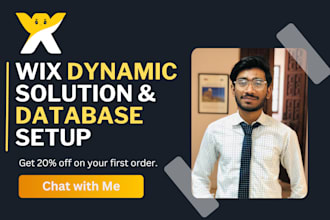 do wix database design or wix dynamic solution