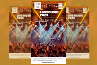do event merry christmas new year dj pub church club music birthday design