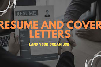 write job demanding professional resume, cv and cover letters